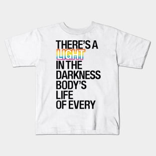 There's a Light (rainbow light) Rocky Horror RHPS Kids T-Shirt